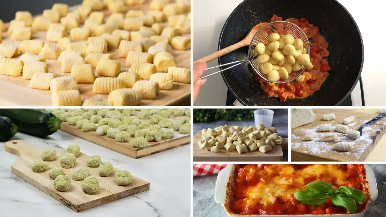 Gnocchi di patate fatti in casa, pronti per essere cucinati con un sugo saporito o al forno.